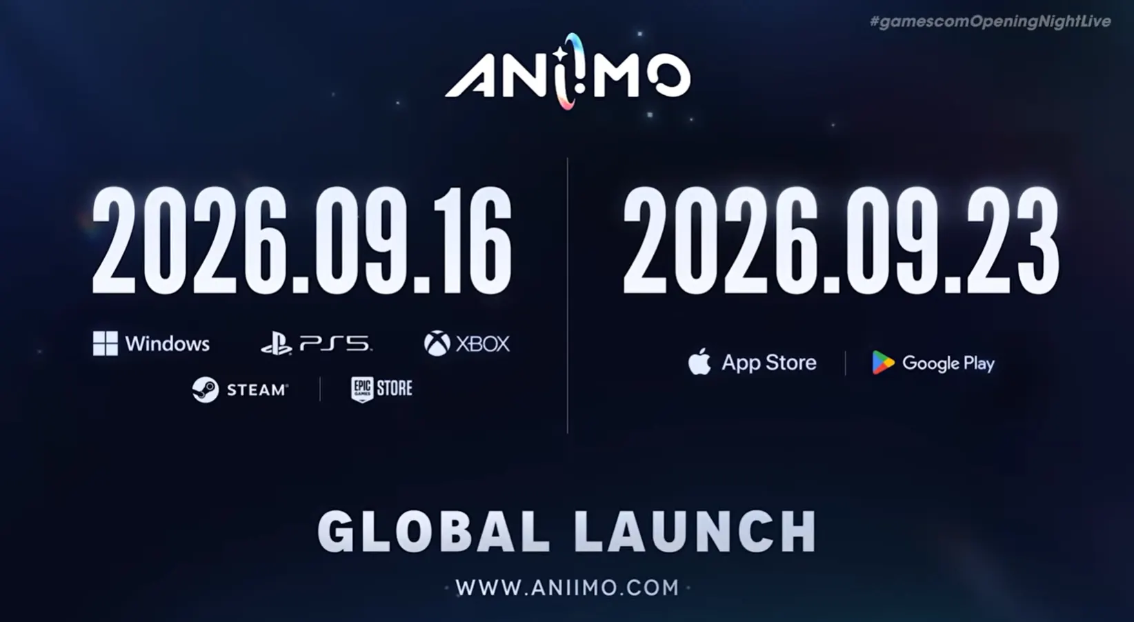 Чёрный временный hero для новости о дате релиза Aniimo