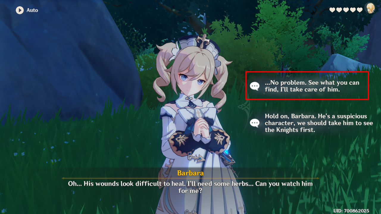Genshin Impact Wellspring of Healing Hangout Event: Barbara - Act I