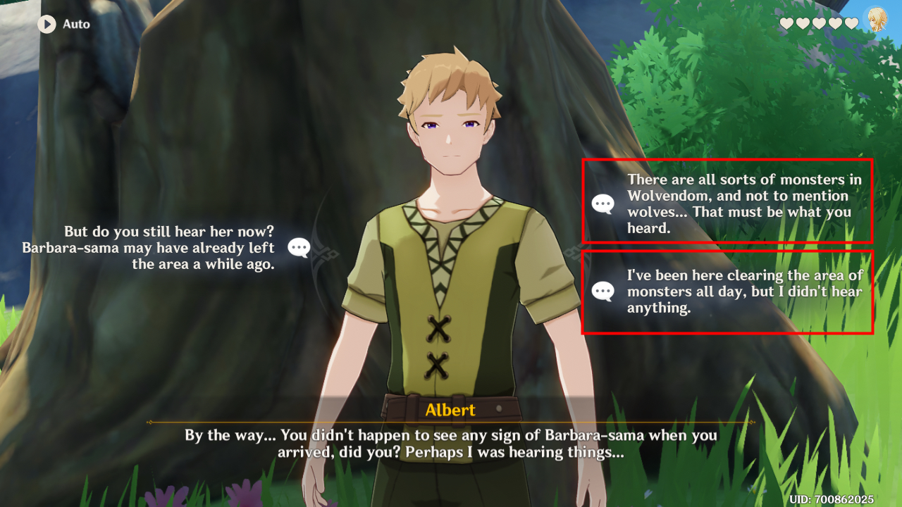 Genshin Impact Wellspring of Healing Hangout Event: Barbara - Act I