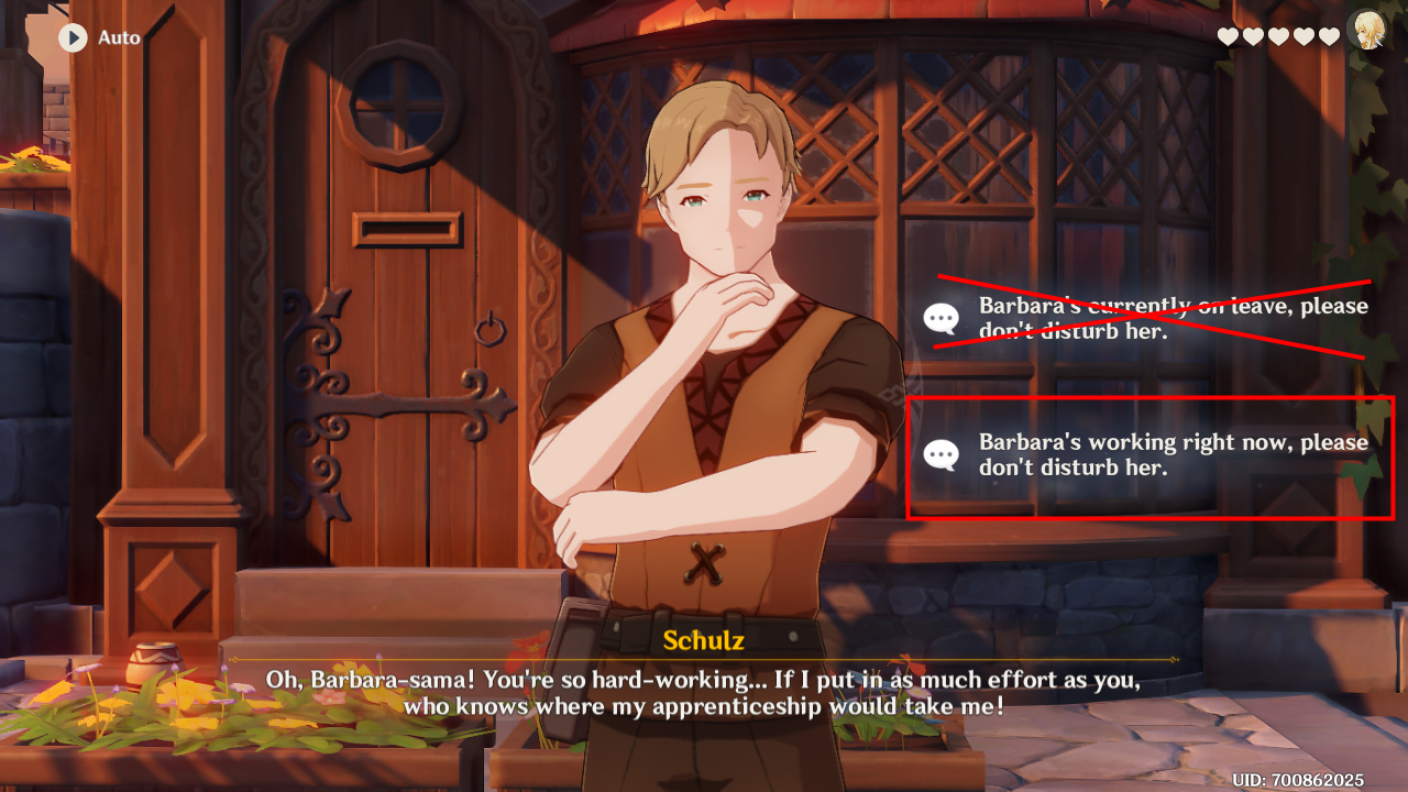 Genshin Impact Wellspring of Healing Hangout Event: Barbara - Act I