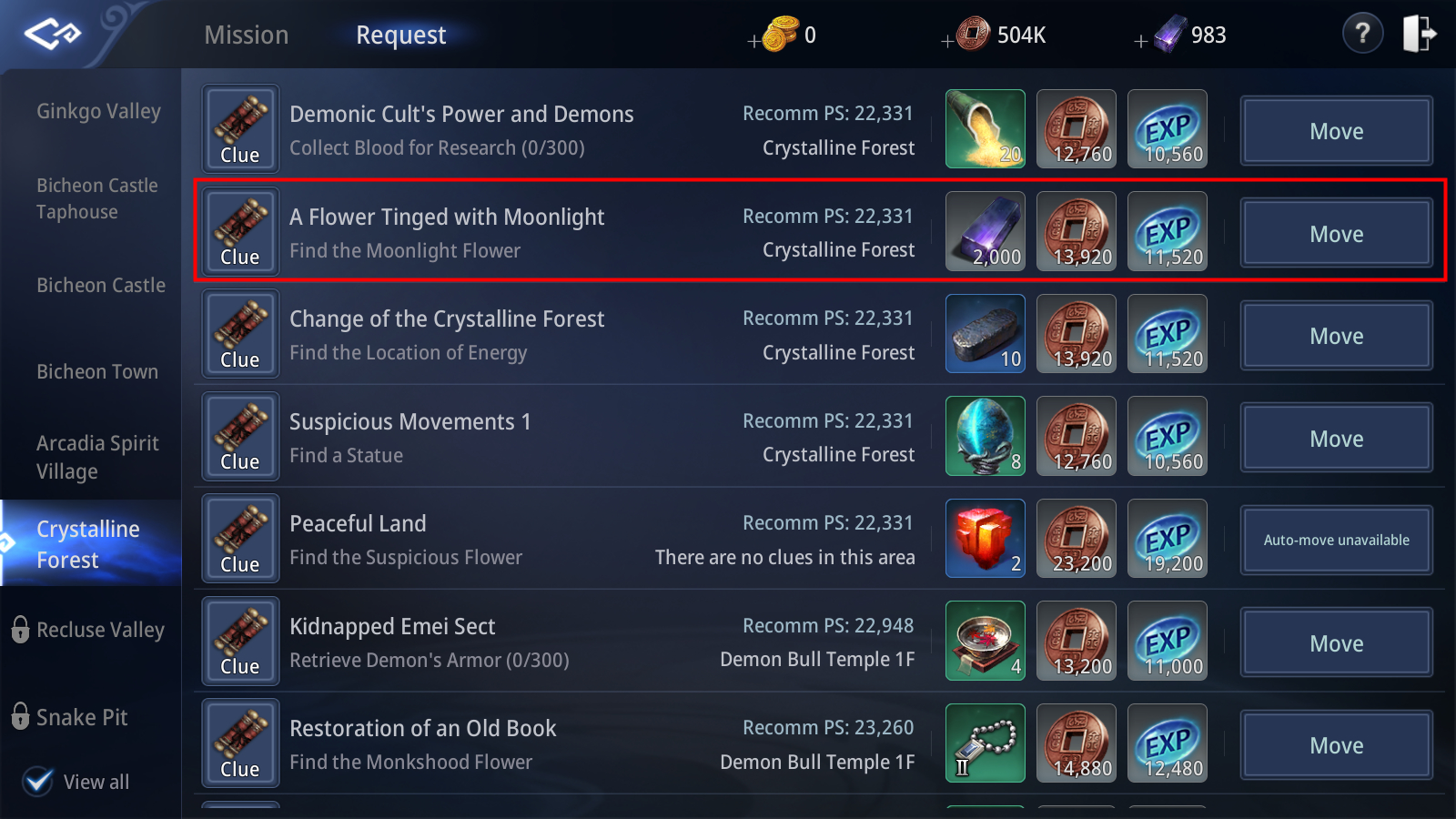 Mir4 Mystery Quest Locations Myriad Needle