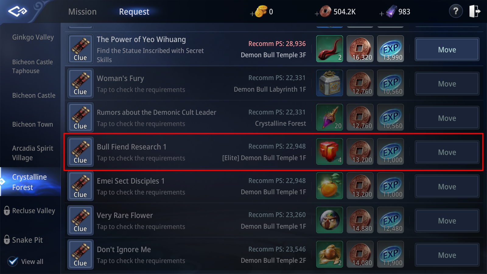 Mir4 Mystery Quest Locations Myriad Needle