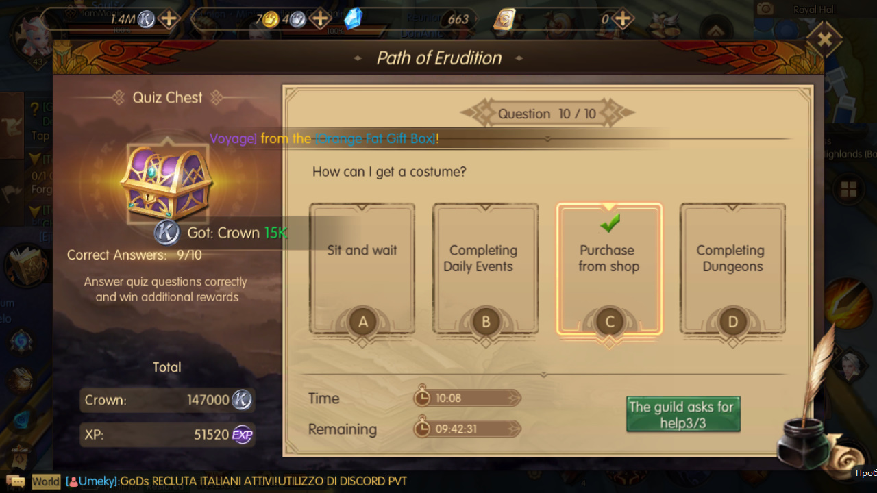How can I get a costume? Path of Erudition
