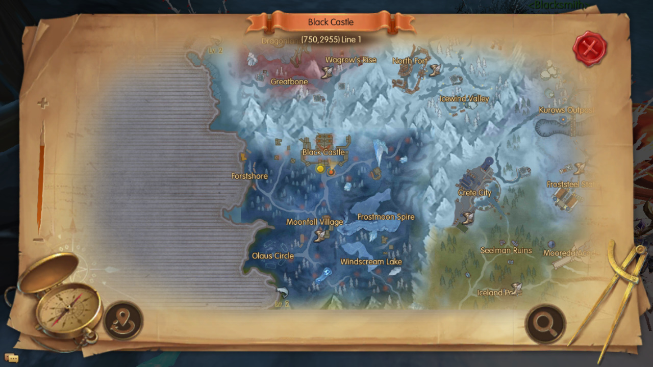 Black Castle Scenery World of Kings