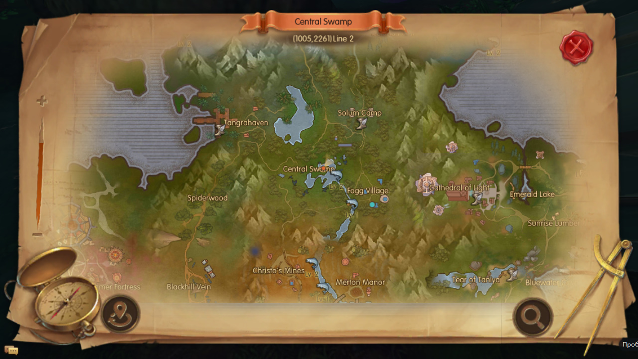 Central Swamp Scenery World of Kings
