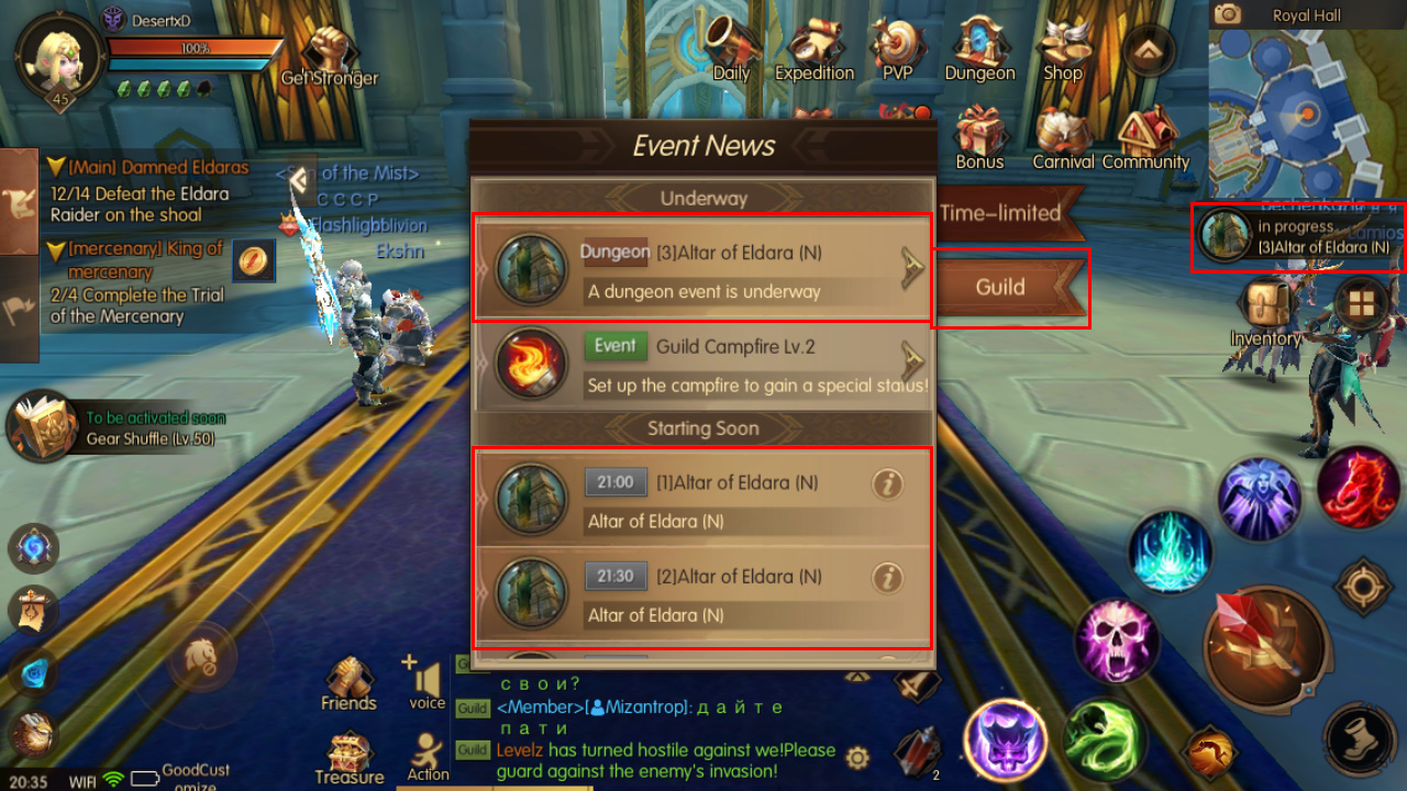Guild Dungeons