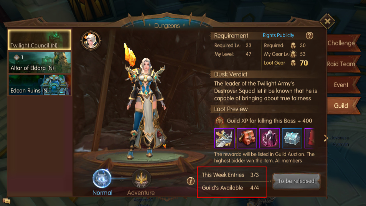 Guild Dungeons