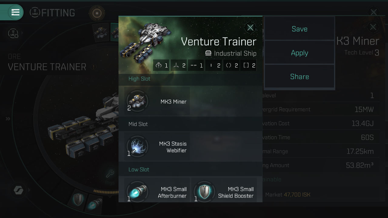 Eve Echoes Добыча руды (Mining)
