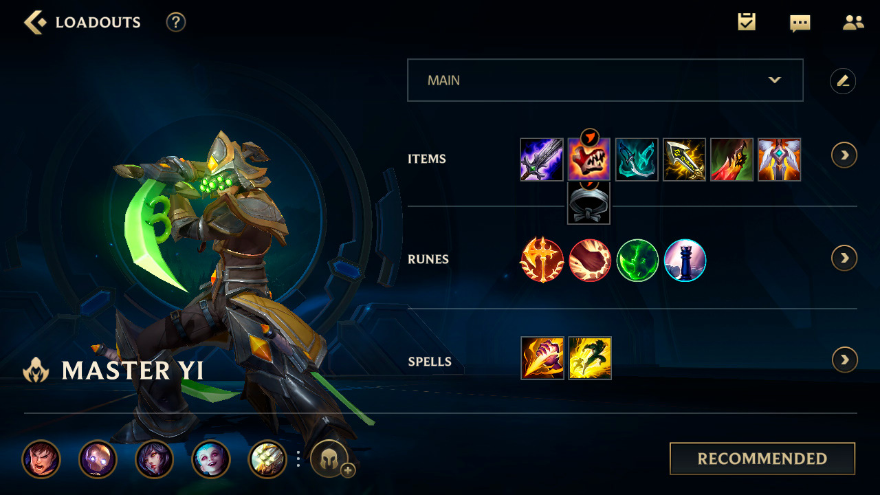 League of Legends: Wild Rift Билд Мастер Йи Гайд